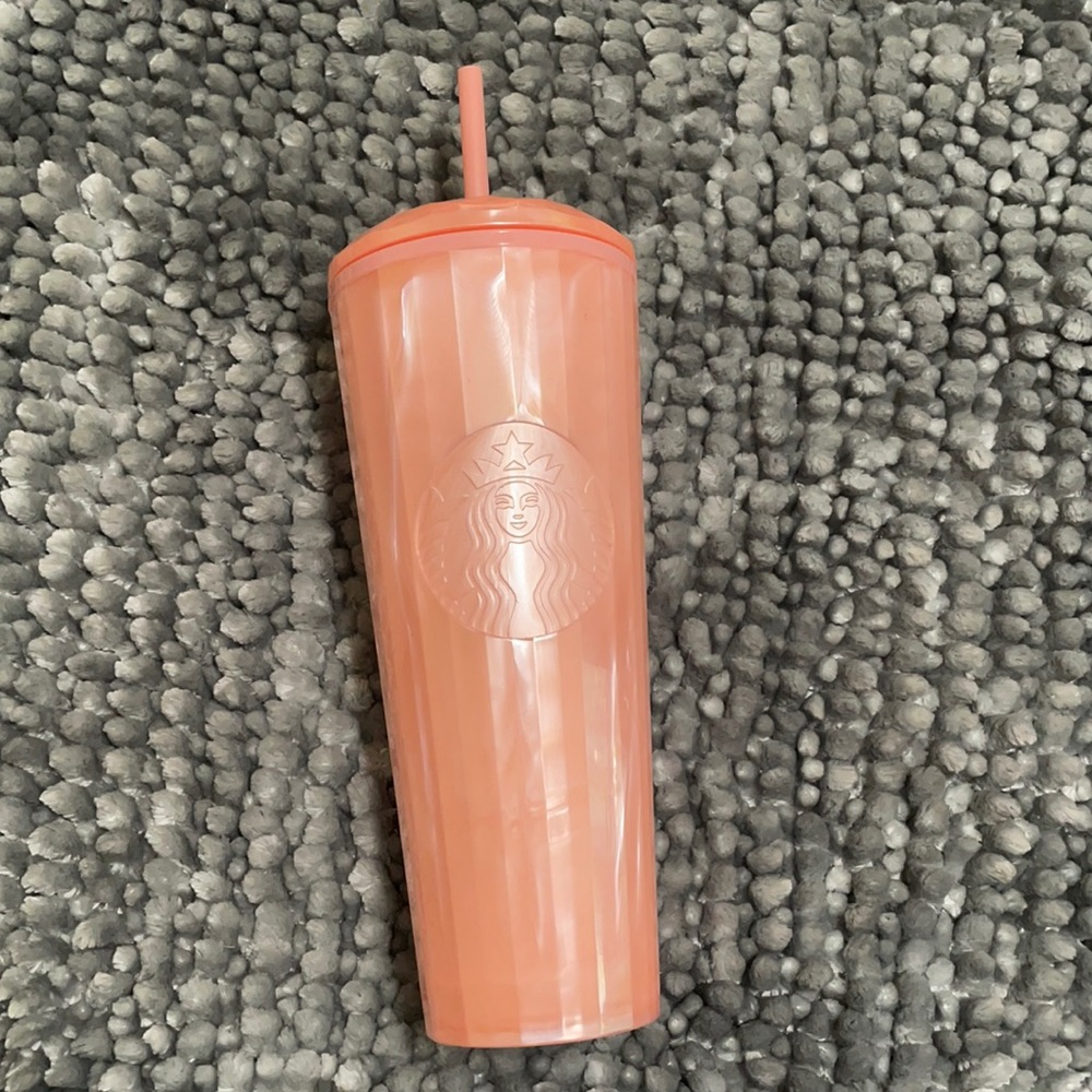 Diamond Lid Pink Starbucks Tumbler
